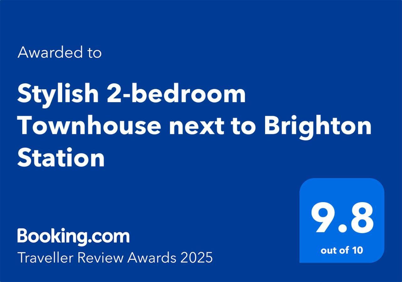 Stylish 2-Bedroom Townhouse Next To Brighton Station Esterno foto